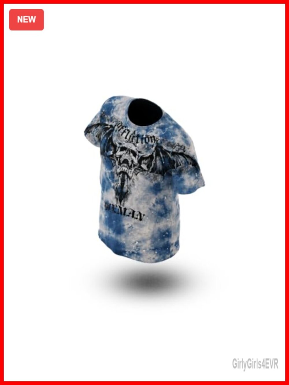 Official Iceman X Affliction Graphic T-Shirt Heavyweight Cotton Crew Neck